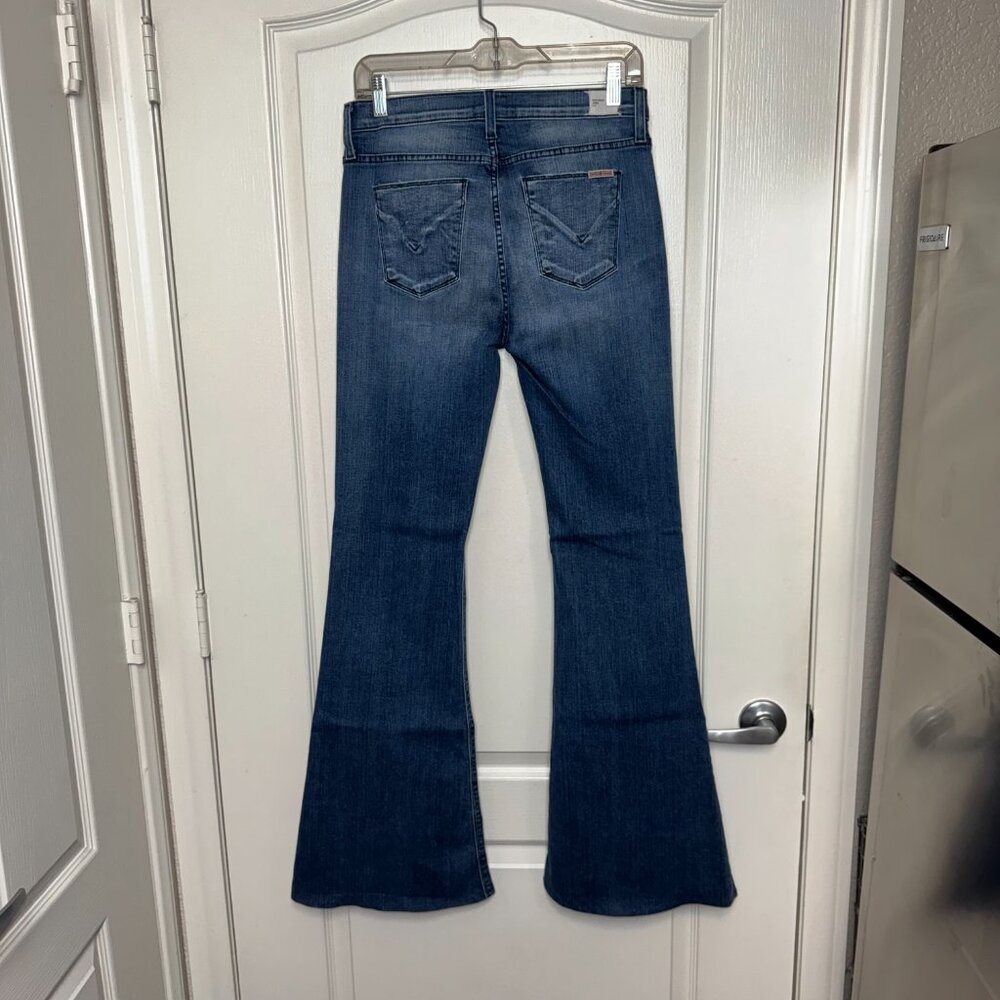 Hudson Jodi High Rise Flare Jeans – Size 28 Long – Button Front – 32” Inseam - Picture 2 of 12